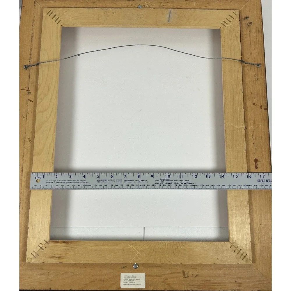 VTG Carved Wood Frame For 12